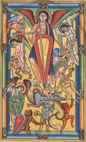Saint Michael Battling the Dragon